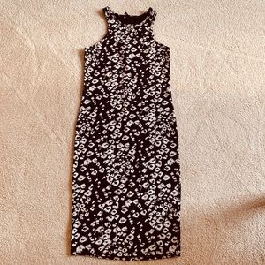 Express Animal Print Tank Dress
